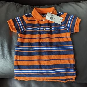 CHAPS STRIPED POLO T-SHIRT 18M
